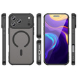 Матовий чохол для iPhone 17 Pro Max, для MagSafe, із захистом камери, чорний