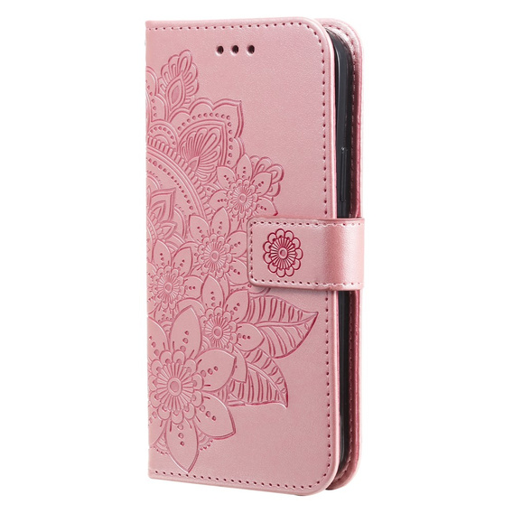 Чохол-книжка для Samsung Galaxy A54 5G, Mandala Flower, рожевий rose gold