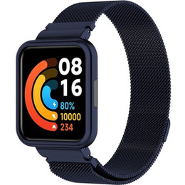 Металический браслет с чехлом для часов Xiaomi Redmi Watch 2 Lite, Dark blue