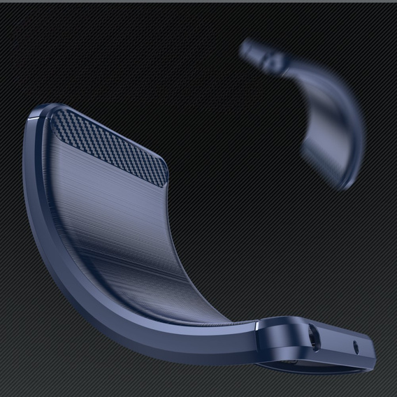 Чехол до Samsung Galaxy M55 5G, Carbon, синий