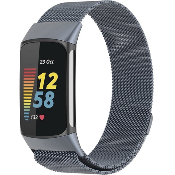 Браслет  MilaneseBand для Fitbit Charge 5 - Grey