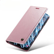 Флип-кейс CASEME для Samsung Galaxy A14 5G, Waxy Textured, розовый