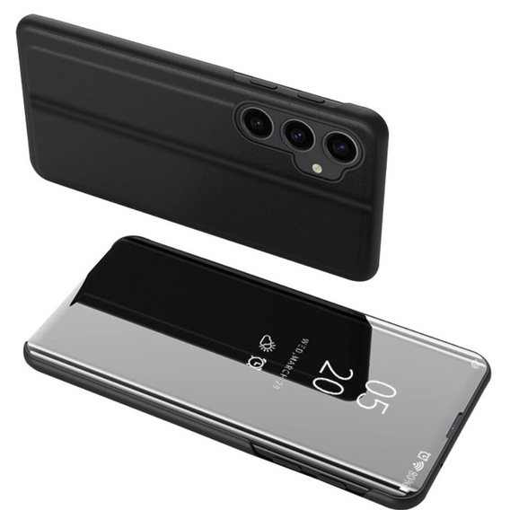 Чoхол до Samsung Galaxy S23 FE, Clear View, чорний