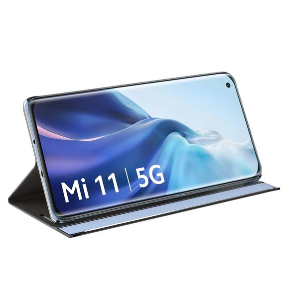 Чехол-накладка для Xiaomi Mi 11, Side View, синий
