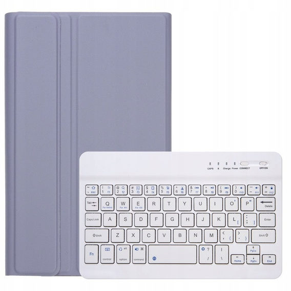 Чехол + клавиатура Samsung Galaxy Tab S9 FE, Leather Pen Slot, светло-голубой