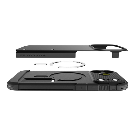 Чехол Spigen для iPhone 17 Pro Max, Tough Armor T Mag MagSafe, черный