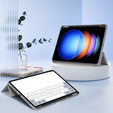 Чохол для Xiaomi Pad 6S Pro 12.4, Smartcase Hybrid, з місцем для стилуса, сірий