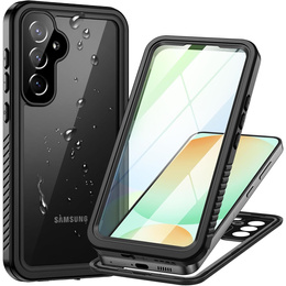 IP68 водонепроникний чохол для Samsung Galaxy S24 FE, Redpepper, чорний