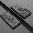 Чехол для Samsung Galaxy S24 Ultra, KickStand Camera Lens, чёрный