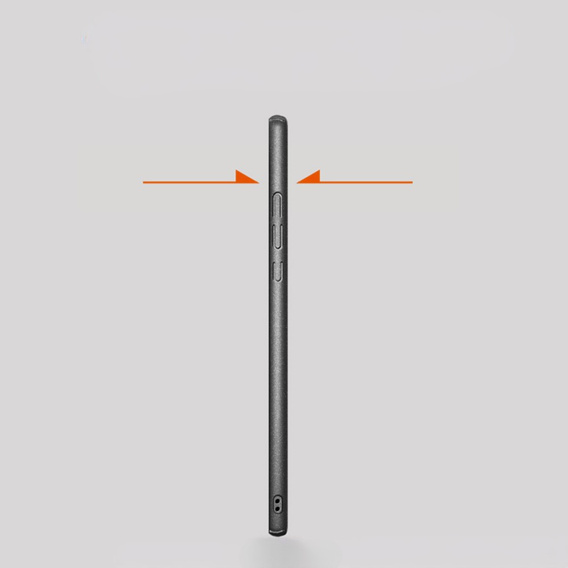 чехол MOFI для Xiaomi Redmi Note 13 Pro+, тонкий, чёрный