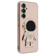 Чoхол до Samsung Galaxy A54 5G, Astronaut, рожевий rose gold