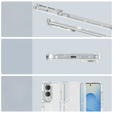 Чехол до Samsung Galaxy S25 Edge, Glittery Powder, прозрачный