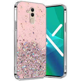 Чoхол до Huawei Mate 20 Lite, Glittery, рожевий