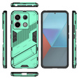 Чехол для Xiaomi Redmi Note 13 Pro 5G, Military kickstand, зелёный