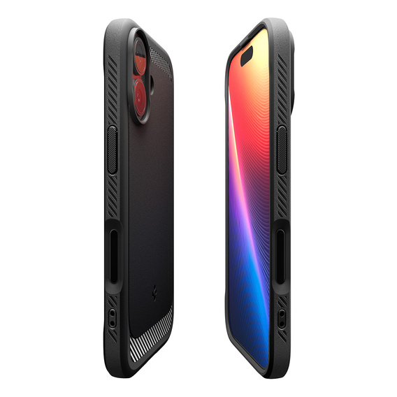 Spigen Rugged Armor MagSafe Case для iPhone 17, матовый черный