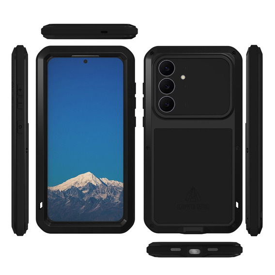 Броньований чохол із загартованим склом для Samsung Galaxy S25 FE