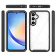 Чoхол Shockproof до Samsung Galaxy A35 5G, із захисним екраном, чорний