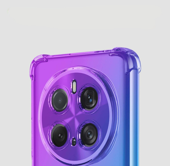 Чехол для Honor Magic 7 Pro, Gradient Dropproof, Фиолетовый / синий