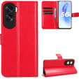 Откидной чехол для Honor 90 Lite 5G, Crazy Horse Wallet, красный