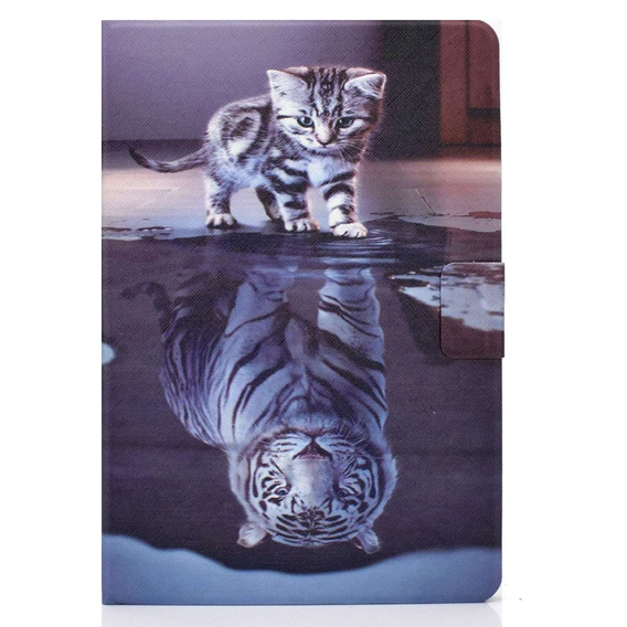 Чехол для Lenovo Tab M10 Plus Gen. 3, Stand Case, Cat and Tiger