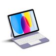 Чехол-клавиатура для iPad 10.9" 2022 (10 gen.) / iPad 11" 2025 A16 (11 gen.), Magnetic Keyboard Touchpad, фиолетовый