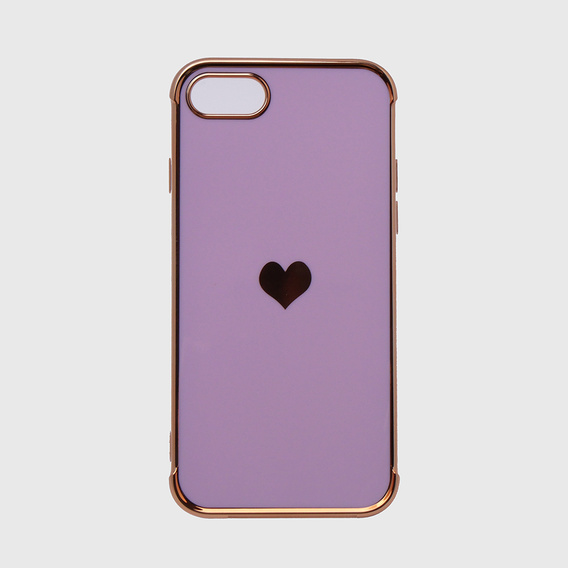 Чoхол до iPhone 7/8/SE 2020/SE 2022, Electro heart, фіолетовий