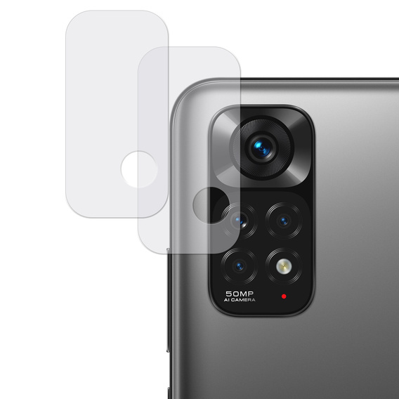2х гартоване скло ERBORD для камери, щоб Xiaomi Redmi Note 11