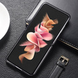 Чохол Litchi Leather для Samsung Galaxy Z Flip 4, Black