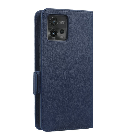 Чохол-книжка для Motorola Moto G72, Wallet Thin Magnet, темно-синій 