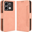 Откидной чехол для Infinix Zero 30 5G, Card Slot, розовый