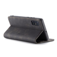 Чехол CASEME для Samsung Galaxy A71, Leather Wallet Case, чёрный