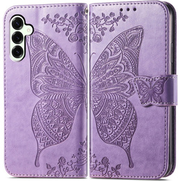 Откидной чехол для Samsung Galaxy S25 FE, Butterfly, фиолетовый
