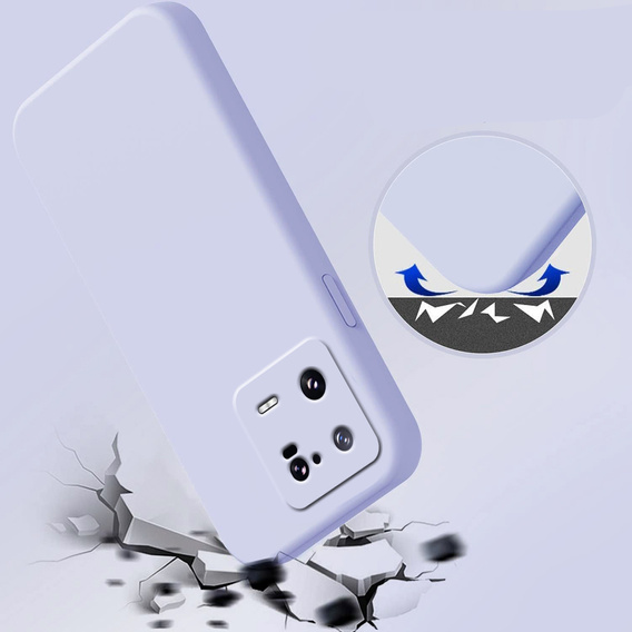 Чехол до Xiaomi 13 Pro 5G, Silicone Lite, фиолетовый