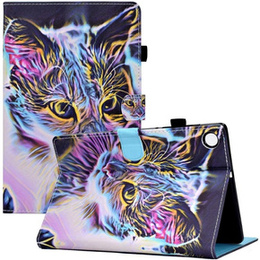 Чехол для Lenovo Tab M10 Plus Gen. 3, Stand Case, Colorful Cat