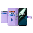 Откидной чехол для OnePlus 12 5G, Wallet Zipper Pocket, фиолетовый