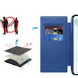 Чохол-книжка для Samsung Galaxy S22 Ultra 5G, RFID Wallet MagSafe CamShield, темно-синій