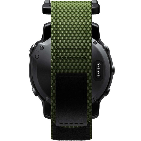Нейлоновый ремешок до Garmin Fenix 7/Fenix 6 Pro/Forerunner 935/945/955 22mm, Green