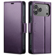 Чохол-гаманець ERBORD Glossy Litchi з клапаном для iPhone 17 Pro Max