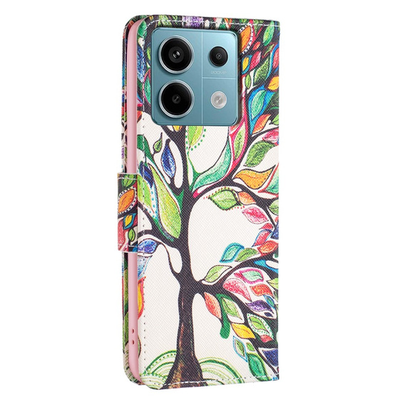 Откидной чехол для Xiaomi Redmi Note 13 Pro 5G, Wallet, Tree of Life
