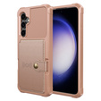 Чехол для Samsung Galaxy S23 FE, Card Holder Kickstand, розовый