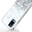Чехол до Vivo V21 5G, Glittery, прозрачный