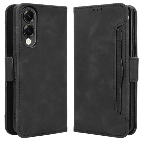 Откидной чехол для Samsung Galaxy S25 Edge, Card Slot, чёрный