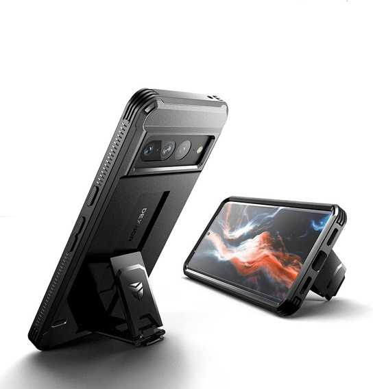 Бронированный чехол для Google Pixel 7 Pro, Dexnor Full Body, чёрный