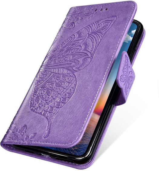 Откидной чехол для OnePlus Nord CE4 Lite, Butterfly, фиолетовый