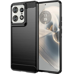 Чехол до Motorola Edge 50 Pro, Carbon, чёрный