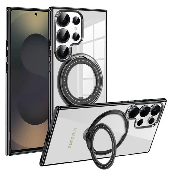 Магнитный чехол для Samsung Galaxy S25 Ultra, для MagSafe, чёрный
