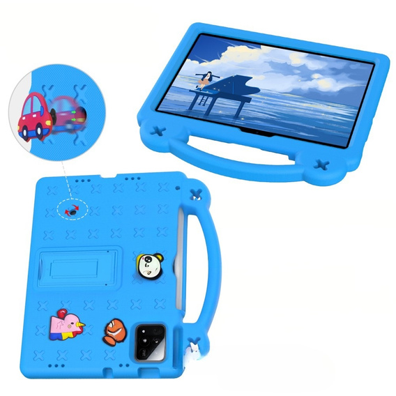 Дитячий чохол для планшета Xiaomi Pad 7 / 7 Pro, Cute Patterns, з підставкою, м'яти