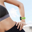 Силіконовий ремінець для Garmin Forerunner 22mm, Green/Black