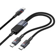 Адептер HOCO - USB-C TYPE-C на Lightning, Black