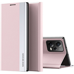 Чохол-книжка для Xiaomi Poco X5 5G / Redmi Note 12 5G, Side Magnetic, рожевий